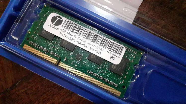Memoria DDR3L SODIMM 4Gigas Notebook PC3 12800 mod.