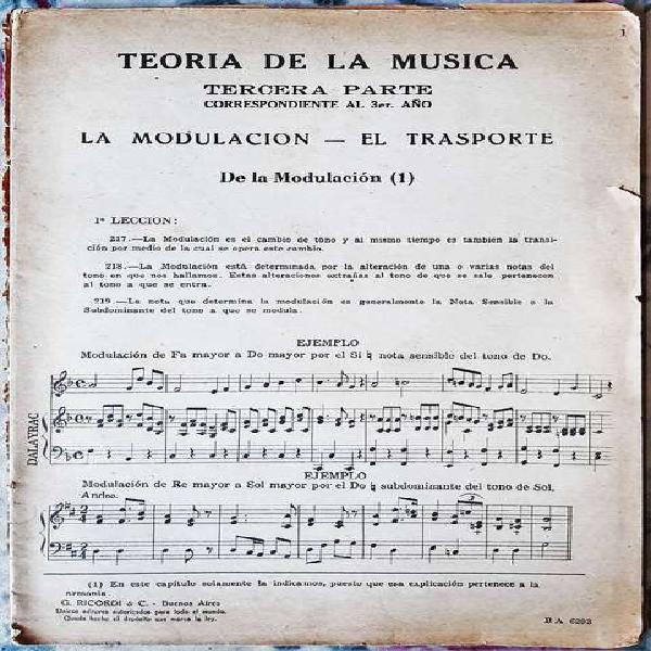 Teoría De La Música Tercera Parte - Floro M. Ugarte -