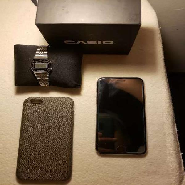 VENDO IPHONE 6 32GB MAS UN RELOJ CASIO ORIGINAL