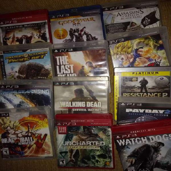 lote 13 juegos PS3impecables