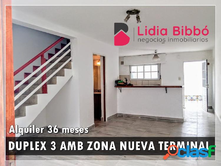 ALQUILER 36 MESES - DUPLEX 3 AMB ZONA NUEVA TERMINAL