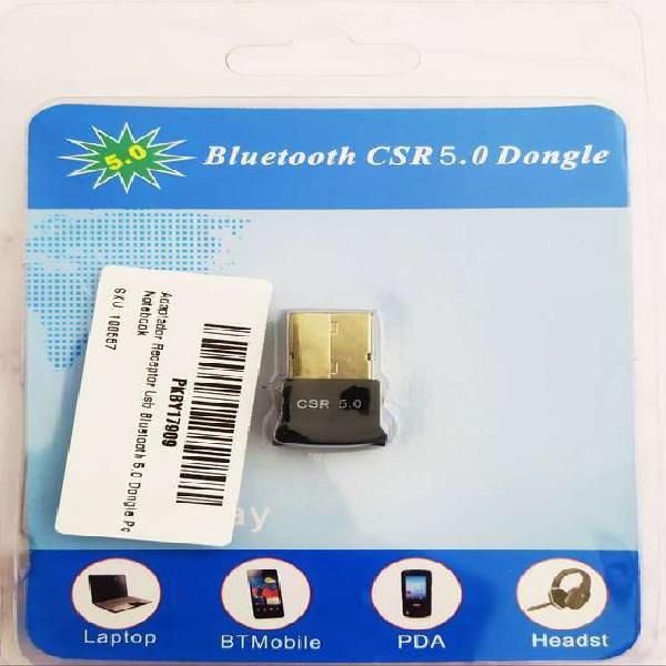 Adaptador Receptor Usb Bluetooth 5.0 Dongle Pc Notebook