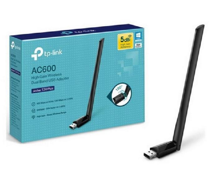 Adaptador Tp-link Archer T2u Plus Usb Wifi Dual Band Ac600