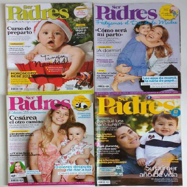 BARRACAS - Lote de 4 revistas Ser Padres hoy (años 2012)