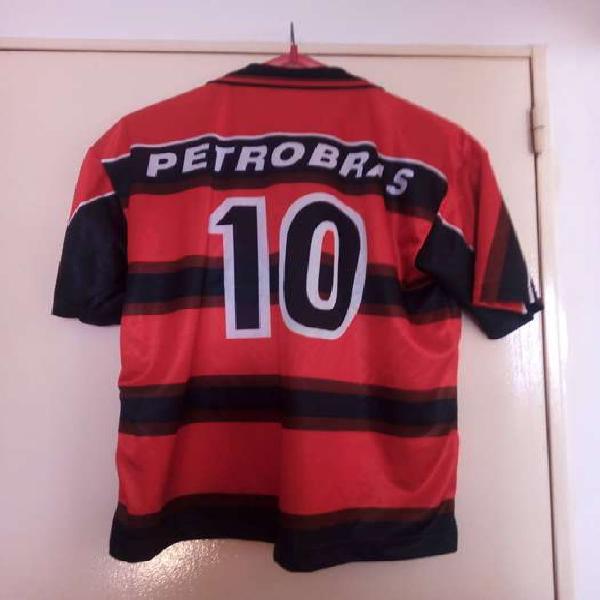 Camiseta Penalty De Flamengo 93 Con Cuello Y Numero 10 $3500