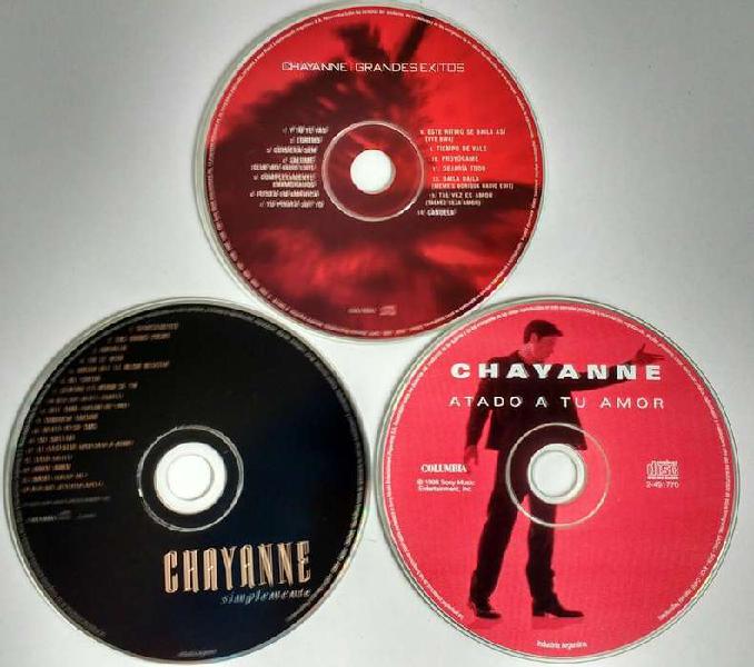 Lote 3 Cds originales Chayanne Cdjess "CDJESS musica y