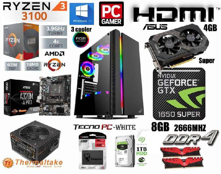 PC POWER GAMER 《NUEVA》 R3 3100 | 1TB | SSD 120 | 8GB |