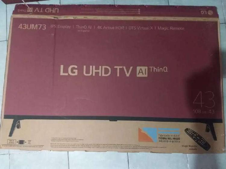 Televisor LG 43UM7360 (pantalla rota)