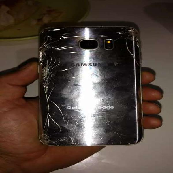 Vendo Samsung galaxy S7 edge con módulo roto,anda cuando