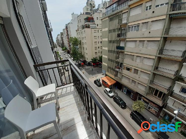 2 Ambientes externo con balcón-Centro-Mar del Plata