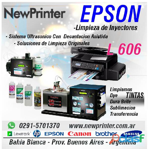 Impresora Epson L606 Limpieza de Inyectores