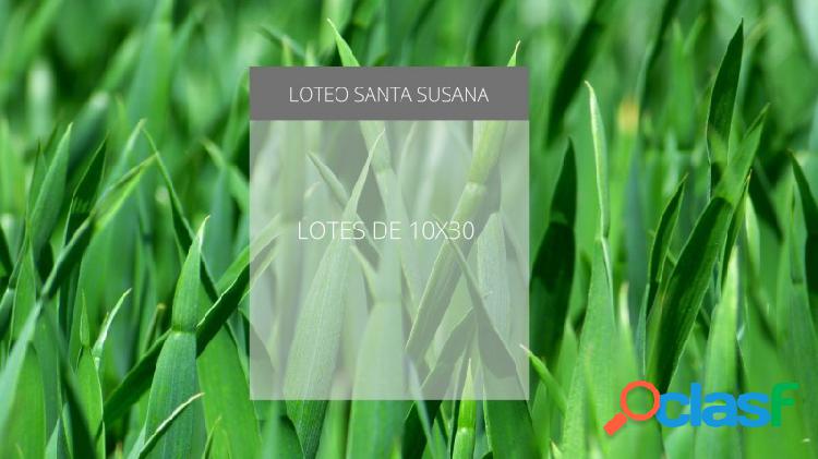 Oportunidad Loteo Santa Susana, Alvear