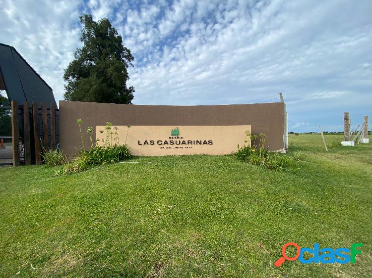 VENDO LOTE EN BARRIO PRIVADO LAS CASUARINAS - IBARLUCEA