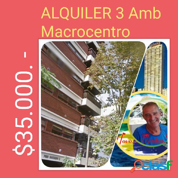 Alquiler Departamento 3 Ambientes 20 DE SETIEMBRE Y BELGRANO