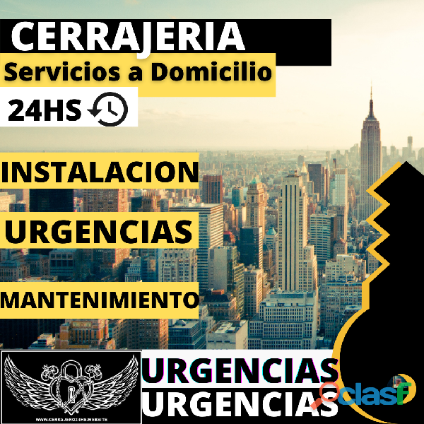 CERRAJERO DE URGENCIAS A DOMICILIO 24/7
