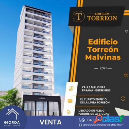 VENDE: Departamentos Edificio Torreón 4, Malvinas