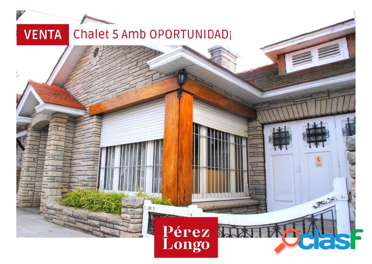 OPORTUNIDAD!. CHALET DE 5 AMBIENTES SOBRE LOTE PROPIO EN