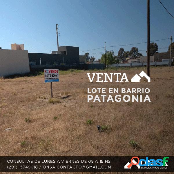 Venta terreno - Bº Patagonia