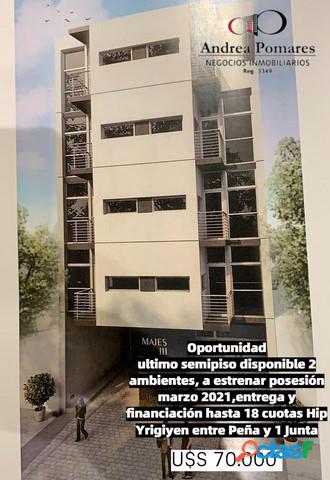 Venta Departamento Piso / SemiPiso PEñA Y PRIMERA JUNTA Mar