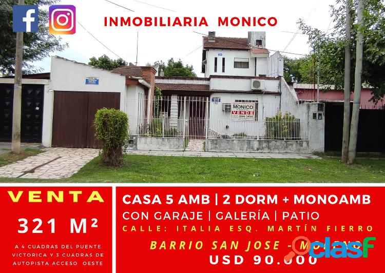 casa en venta de 5 amb en barrio san jose en Moreno