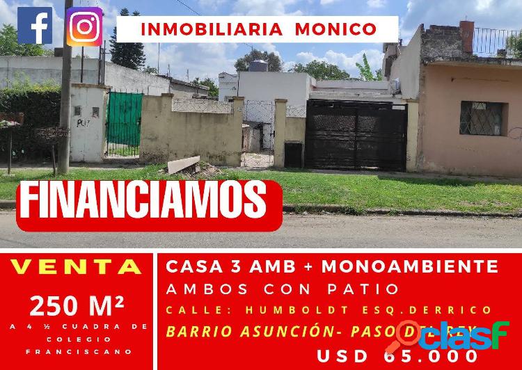 venta casa 2 amb mas mono ambiente