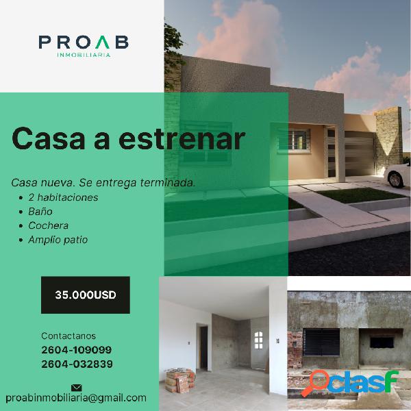 Venta casa a Estrenar