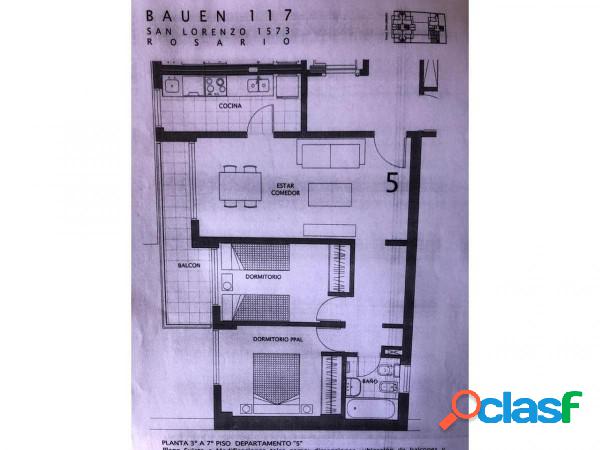 Departamento 2 Dormitorios a Estrenar Bauen 117 San Lorenzo