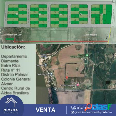 VENDE: Lote Aldea Brasilera