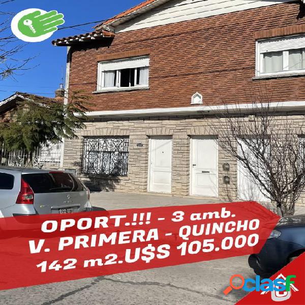 PH villa Primera - Patio - Quincho - 142 m2.