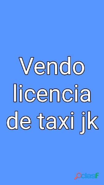 vendo taxi licencia juana koslay o licencia