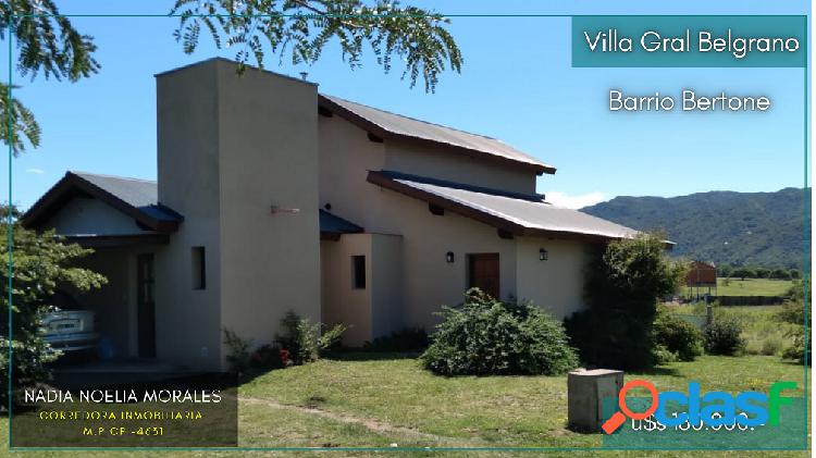 Casa en venta Villa Gral Belgrano