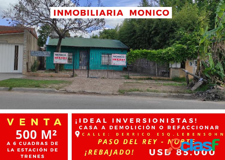 Venta de Terreno en el centro de paso del rey