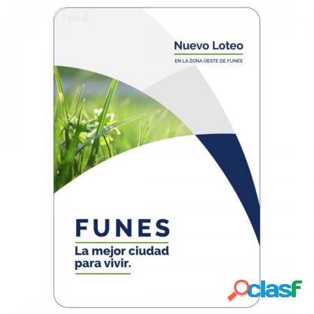 LOTES en FUNES - 700m2 - Gas natural - Financiación - IDEAL