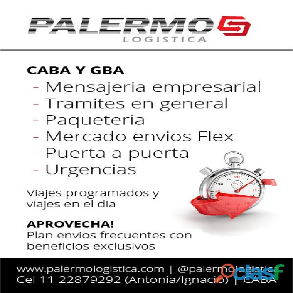 PALERMO LOGISTICA Mensajeria y distribucion CABA y GBA