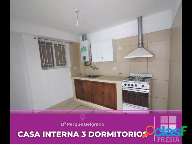 Bº PARQUE BELGRANO. CASA INTERNA 3 DORM.