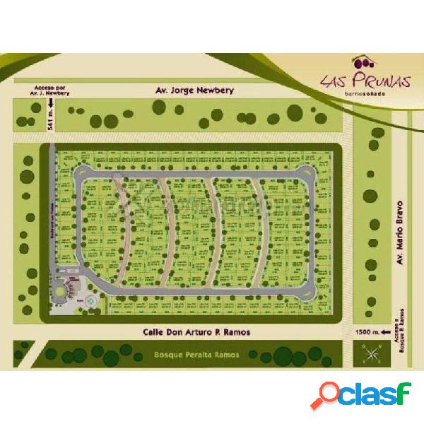Lote en venta Las Prunas