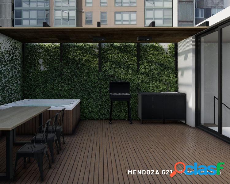 DEPARTAMENTO INTERNO DE 2 HABITACIONES CON TERRAZA /
