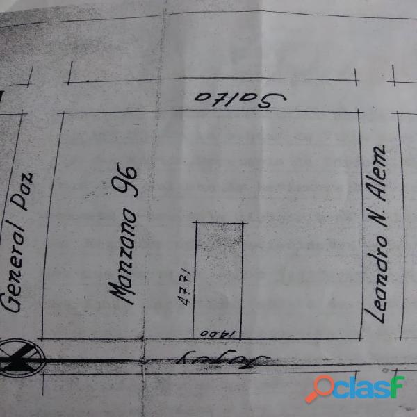 TERRENO PARA INVERSIONISTAS CONTRUCTORES. BARRIO CENTRO