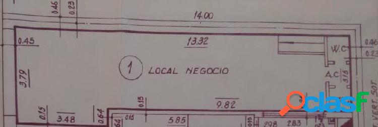 Alquiler. Local. Depósito. 86 mts. Uruguay 200. Centro.