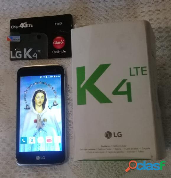 Celular LG K4 Lte. 8 Gb Negro 1 Gb Ram .excelente