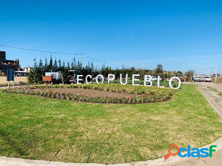 ECOPUEBLO VENDO TERRENO TODOS LOS SERVICIOS 300 M2