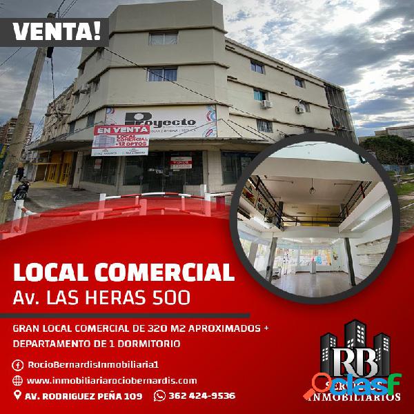 GRAN LOCAL COMERCIAL + DEPARTAMENTO