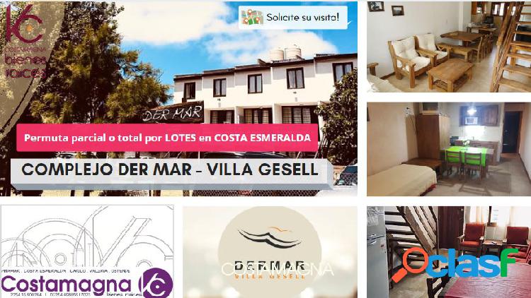 Complejo Der Mar | 2 y 3 Ambientes | Permuta por Lotes en