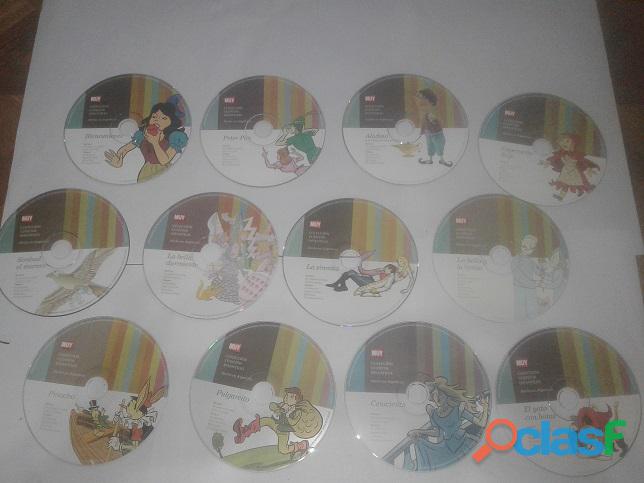 Cuentos infantiles en CD Colección de 12 cds