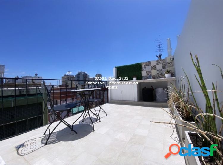 Santa Fe y Moreno 2 ambientes al frente + balcón terraza