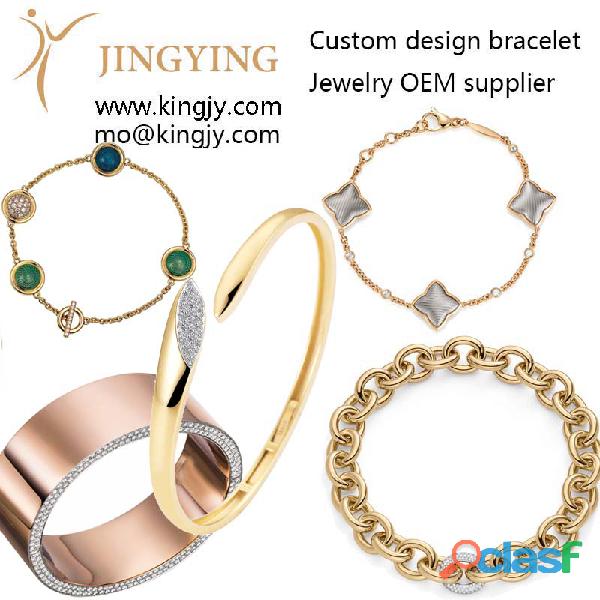 Personalized OEM Fine Jewellery in Gold and Silver, CZ