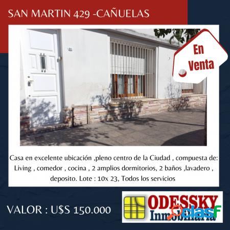 CAÑUELAS -CASA EN VENTA SAN MARTÍN 429