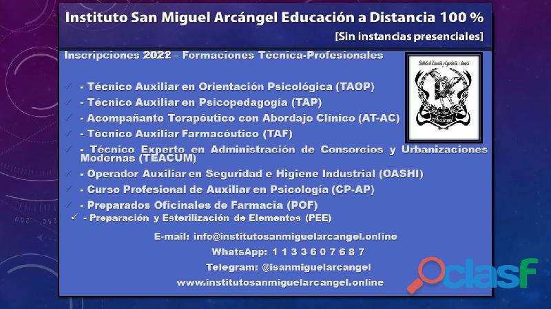 Instituto San Miguel Arcángel Educación a Distancia 100%