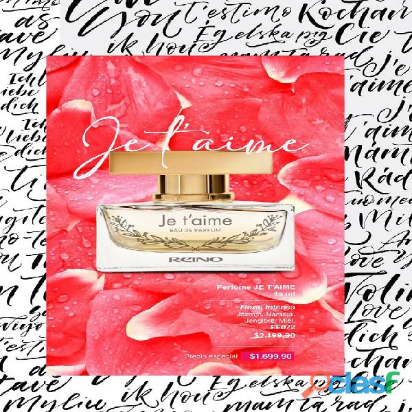 Perfume Je T’AIME – floral intenso