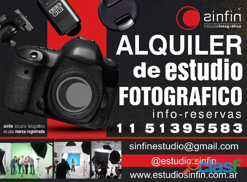 ALQUILER DE ESTUDIO FOTOGRAFICO